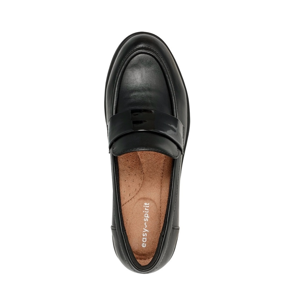 Easy Spirit Talia Black Wedge Loafers NWT - Picture 5 of 6